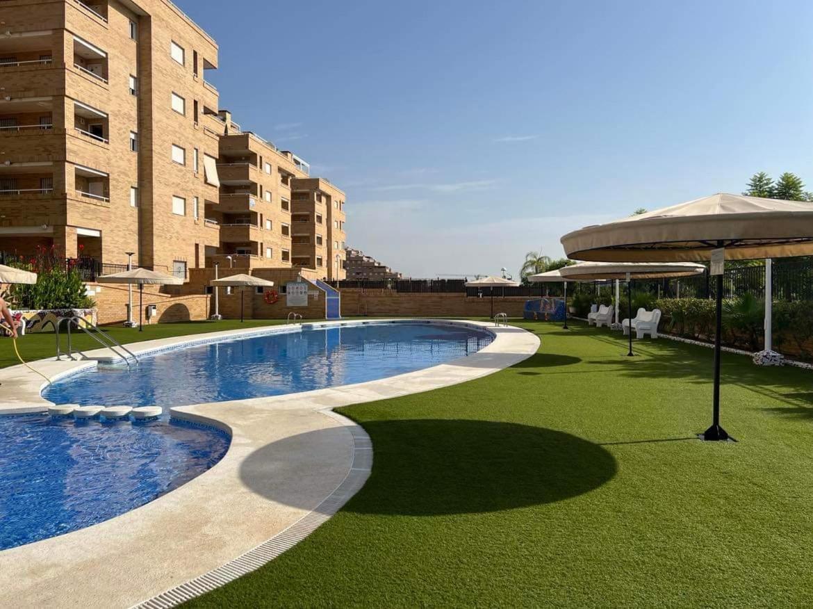 Sea View Apartment Costa Azahar I Marina dOr El Borseral Bagian luar foto